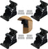 4 Pack Folding Brackets 0-90 Degrees Folding Table Legs Brackets Heavy Duty