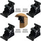 4 Pack Folding Brackets 0-90 Degrees Folding Table Legs Brackets Heavy Duty