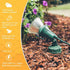 (6-Feet 120V; Woods Outdoor Floodlight Fixture With Stake cord; Green)