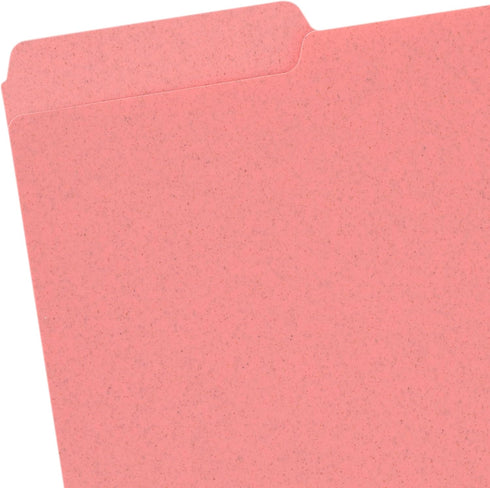 U Brands U-Eco Poly File Folders, Set of 24, Assorted Brights, 1/3-Cut Tabs, 100% Recycled Labels