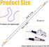 Tinoaly 10pcs 48cm/18.89in (5 Dental Bib Holder Clip, Napkin Alligator Holders with Chain Neck Lanyard for Restaurant
