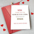 Bablira Sentimental Mother's Birthday Card, Heartwarming Mother's Day Gift from Daughter, Mom Thank You Card Gift