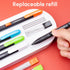 M&G 9 Pcs Mechanical Pencils Sets - 6 Mechanical Pencils, 3 Tubes of Lead Refills for Sketching and Drafting
