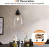 Zevnico 16.5FT E26 Pendant Light Kit, Hanging Lights with Plug in Cord & Switch, Hemp Rope Swag Socket Pendant Lamp