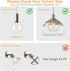 Bulb, Dimmable Bulb, 3.5W E26 G125 Large Globe Light Vintage Edison LED Low Lumen Eye-Caring Soft Dim Lighting