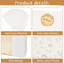 13.7x8.3x3.5in 100 Pack Aimyoo Homemade Sourdough Bread Bags, White Bakery Bags with Window & Seal Stickers