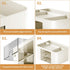 Marbrasse Pen Organizer with 2 Drawers, Multi-Functional Holder for Desk, 5 Compartments + Drawer for Office
