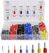 Fidioto 1200pcs Wire Ferrules Terminals Kit - AWG 22-8 Terminal Connector Wire Insulated Cord Pin Ends for Electric,