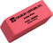 Charles Leonard Eraser, Synthetic, Latex Free, Wedge Shape, Pink, Medium, 24/Box (71504)