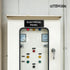 Electrical Panel Sign, Durable ABS Plastic with Full Adhesive Backing, 2x6" Sign for Door or Wall