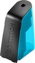 Bostitch Office Battery Pencil Sharpener, Hinged Tray, Colored Pencil Compatible, Black (BPS2-BLACK) and Blue