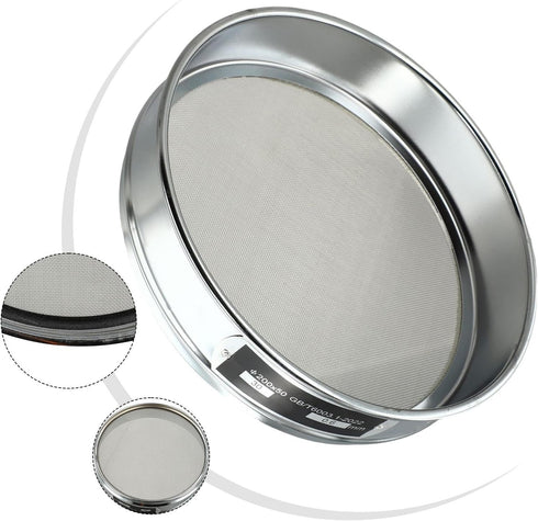 20cm 10 304 Tool(30 FABULETTA Stainless Steel Test Sieve Diameter Laboratory Grade Mesh Chrome Plated Frame Stainless
