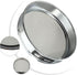 20cm 10 304 Tool(30 FABULETTA Stainless Steel Test Sieve Diameter Laboratory Grade Mesh Chrome Plated Frame Stainless