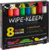 Wipe-Kleen Liquid Chalk Markers Neon Color - Set of 8 for Bistro Signs, Blackboard, Whiteboard & Glass