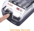 Eagle Business Card Holder, Phone Number Storage Box for Desk, Small Alphabetical Contact Organizer with 550 Cards Capacity, Push-Button, Suitable for Home and Office Use