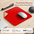glodentai 11"*8") Leather Mouse Pad with Stitched Edge, Waterproof Gaming Mouse Mat for Computers, Laptop, Office