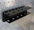 Wall Control Black Pegboard Screwdriver Holder Bracket, Slotted Metal Accessory for Pegboard and Tool Board