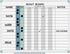 Lockways in and Out Magnetic Dry Erase Board, Employee Planner Board 24" x 18", Colorful Wall-Mounted Aluminum Frame