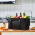 4 Commercial Maxcheck Pcs XXXL Insulated Food Delivery Bags with Removable Hard Bottom Foldable and Reusable Grocery