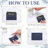 Yahenda 200 Count Mini Gift Card Envelopes, 4 x 2.7 Inch Dark Blue Paper Envelopes for Weddings, Greetings, and