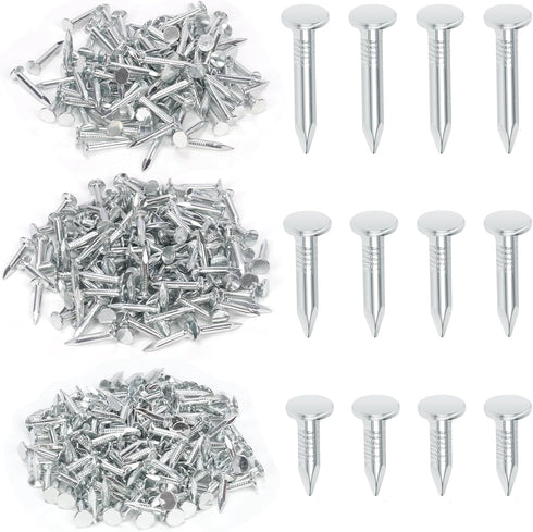 Swpeet 400 Pcs Galvanized Roofing Felt Nails Assortment Kit, Roofing Nails for Shed Roof, Asphalt Shingles