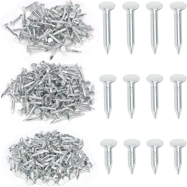 Swpeet 400 Pcs Galvanized Roofing Felt Nails Assortment Kit, Roofing Nails for Shed Roof, Asphalt Shingles
