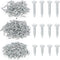 Swpeet 400 Pcs Galvanized Roofing Felt Nails Assortment Kit, Roofing Nails for Shed Roof, Asphalt Shingles