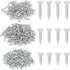 Swpeet 400 Pcs Galvanized Roofing Felt Nails Assortment Kit, Roofing Nails for Shed Roof, Asphalt Shingles