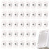 32 PCS Self Adhesive Caster Wheels, Mini Swivel Stainless Steel Paste Universal Wheels for Furniture Storage