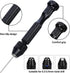57 Pieces Hand Drill Bits Set, Pin Vise Hand Drill, 46 Micro Twist Drill Bits, 10 PCB Mini Drill Bits