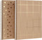 Oxford Spiral Notebooks, 2 Pack, 100% Recycled, College Ruled, Kraft, Gold Foil Designs, 80 Sheets/160 Pages, Student