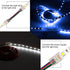 20 Pack 4 Pin 10mm Solderless LED Strip Connector, Transparent Track Lighting Connectors for 5050 LED Strip