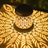 2 Pack LeiDrail Solar Lantern Outdoor Hanging Lanterns Garden Metal Decorative Light Warm White LED Waterproof