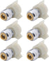 SharkBite 1/4 Inch x 7/8 Inch Ballcock Toilet Reducing Connector, Pack of 6, Push To Connect