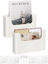 Wall File Organizer Holder, Wall Mount Hanging File Organizer, Office Mail Supplies Storage, 2 Packs