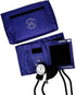 EMI Deluxe Aneroid Sphygmomanometer Manual Blood Pressure Monitor Adult Cuff Set with Case - #217 (Navy)
