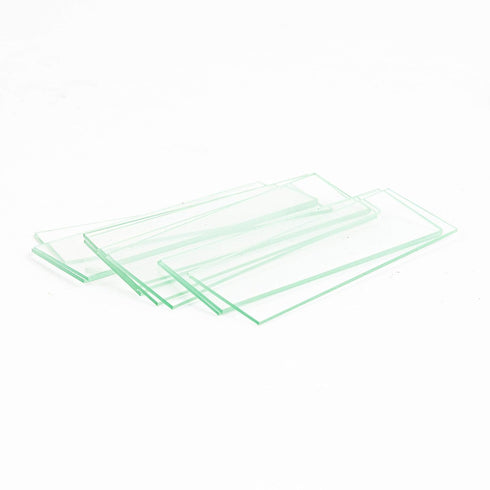 AmScope 72 Pre-Cleaned Blank Microscope Slides & 100 22x22mm Square Cover Glass