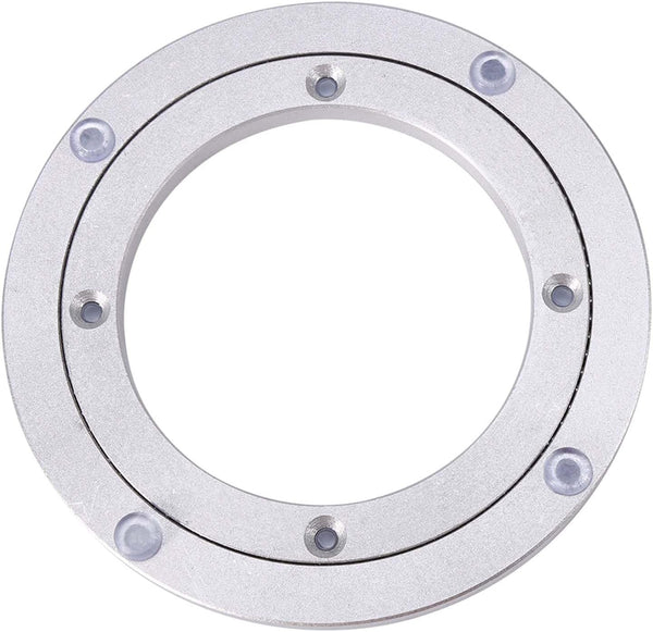 ChiweiJ Heavy Duty Aluminium Alloy Rotating Bearing Plate, Round Table Turntable for Dining