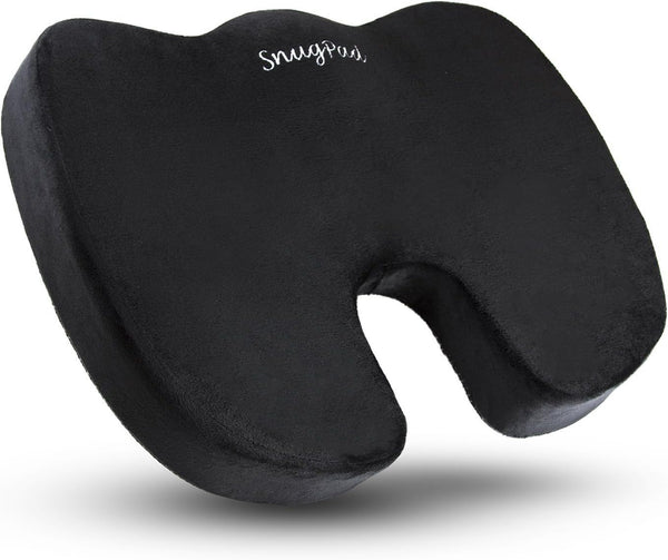 Upgraded Memory Foam Seat Cushion, for Sciatica, Back, Hip, and Tailbone Pain