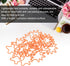 Hedgehog Shaped Paper Clips, 100Pcs Mini Cute Hollow Electroplated Metal Office Clips for Document Sorting