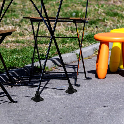 4pcs KALLORY Folding Chair Feet Caps Non-Slip Floor Protectors Chair Leg Covers Anti-Sinking Outdoor Furniture