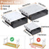 Under Desk Table Drawer Storage Organizer, 3 Pack Slide Out Drawers for Hidden Desktop Storage