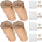 Luxshiny 4pcs Solid Wood Cabinet Legs 10cm with Pads, Replacement Sofa Legs