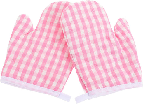 Angoily Oven Mitts, 2Pcs Oven Gloves Kitchen Mitts Microwave Gloves for Baking