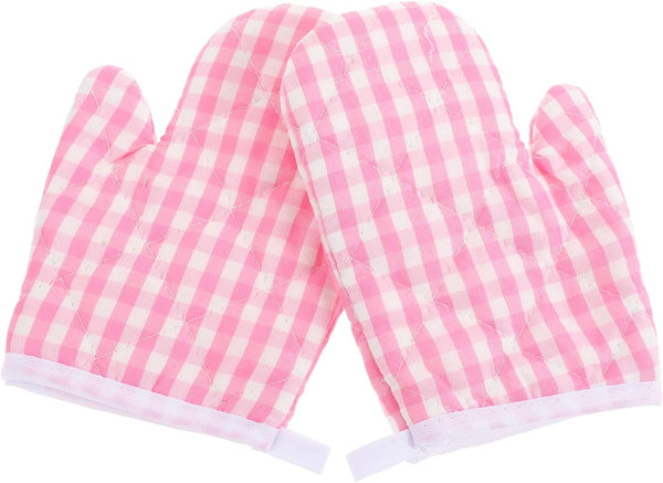Angoily Oven Mitts, 2Pcs Oven Gloves Kitchen Mitts Microwave Gloves for Baking