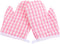Angoily Oven Mitts, 2Pcs Oven Gloves Kitchen Mitts Microwave Gloves for Baking