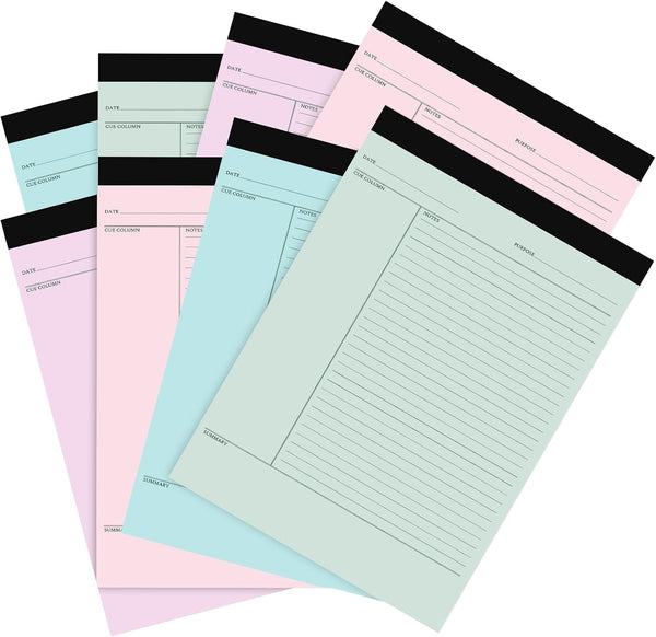 Writing Note Pads, 8.5 x 11 Inches Legal Pads, Lined Paper for Office School, 45 Sheets Per Pad, Multicolor