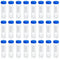 PATIKIL 50mL Plastic Test Tubes, 50 Pack Self Standing Centrifuge Tubes with Screw Caps
