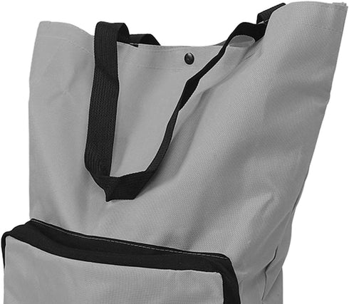 Foldable Cart Bag with Wheels, Collapsible Trolley Bags, Folding Shopping Bag Collapsible Foldable Shopping Portable