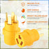 4 Prong to 3 Prong Dryer Adapter, NEMA 14-50P to 10-30R, 50Amp RV Male to Dryer Female Adapter
